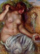 Pierre-Auguste Renoir Woman At The Well, oil painting on canvas